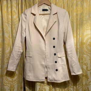 Cream blazer